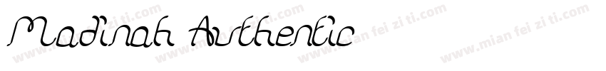 Madinah Authentic字体转换